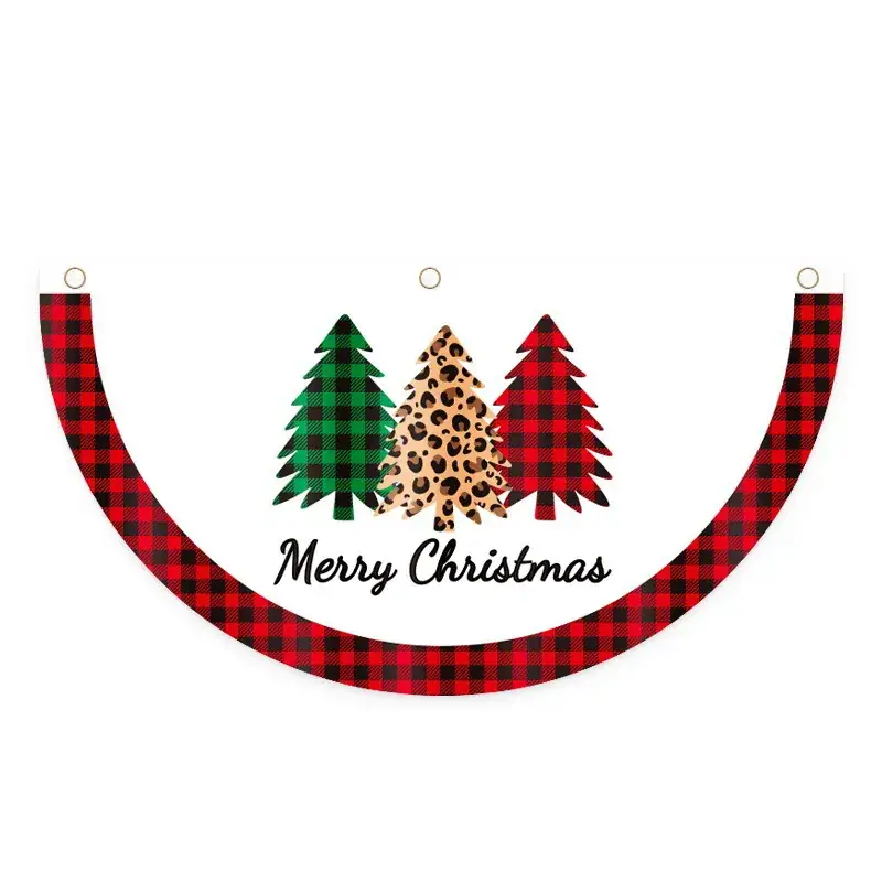 Christmas Fan Decor for Door Hanging Outdoor Decor - Image 3