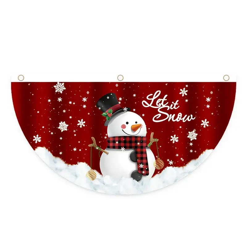 Christmas Fan Decor for Door Hanging Outdoor Decor - Image 4