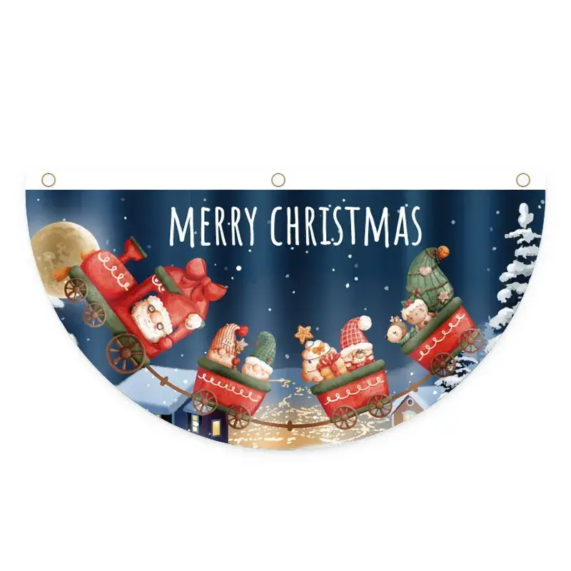 Christmas Fan Decor for Door Hanging Outdoor Decor - Image 6