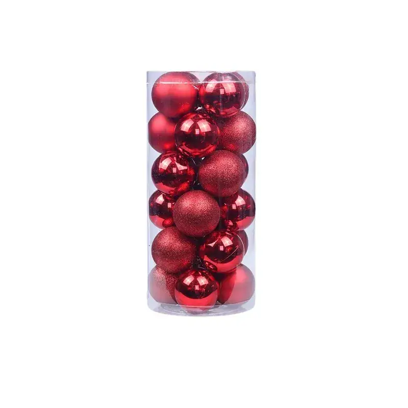 Blue Metallic Christmas Balls 3/4/6/824 Plated