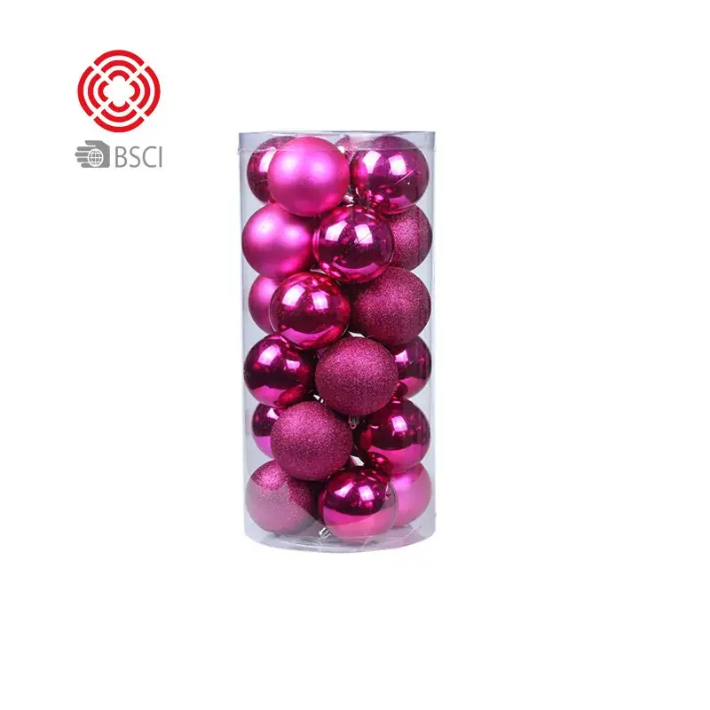 Blue Metallic Christmas Balls 3/4/6/824 Plated