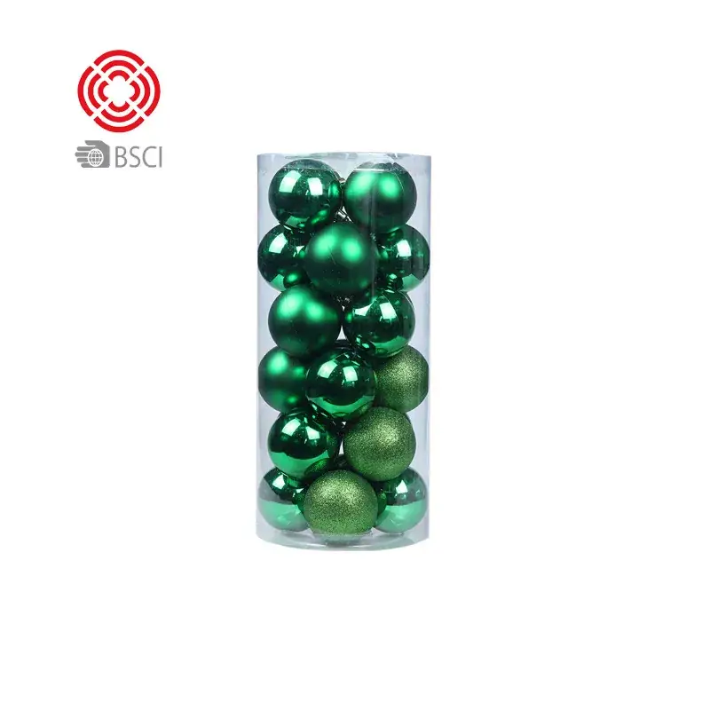 Blue Metallic Christmas Balls 3/4/6/824 Plated