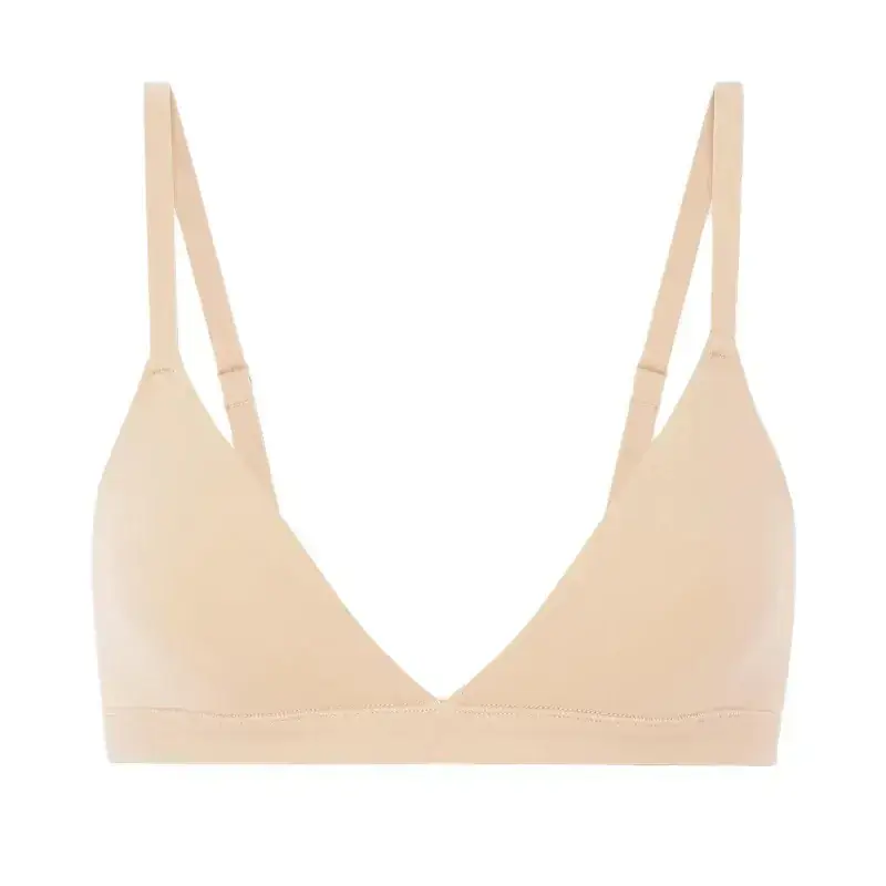 New Style Triangle Cup Vest Bra with Chest Pad