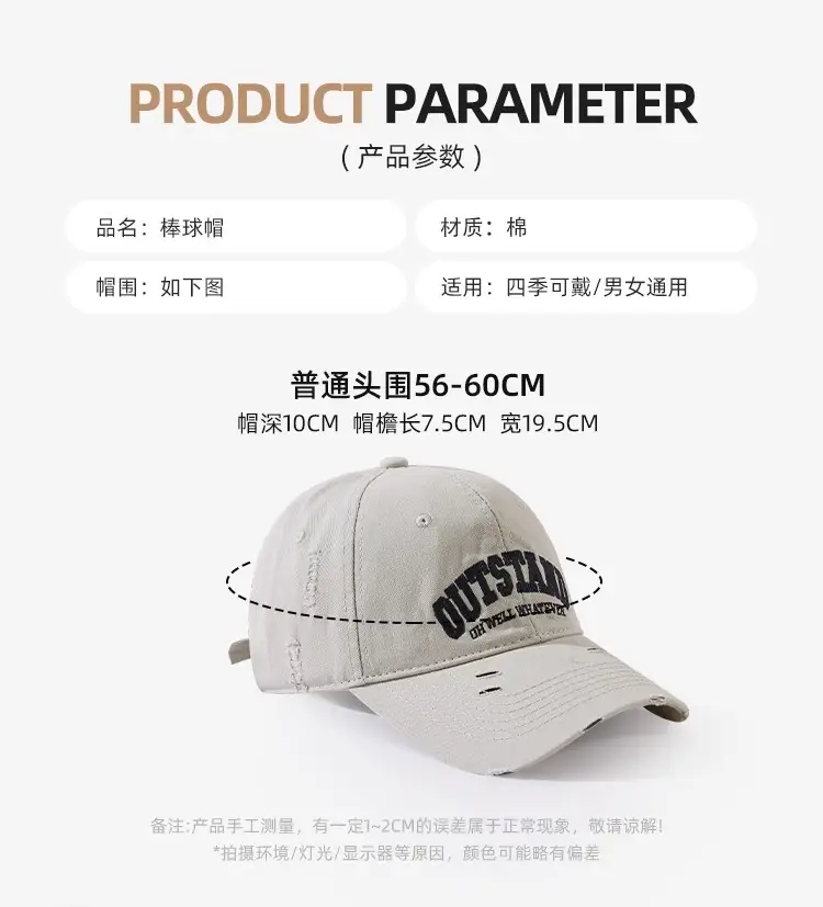 Men Black Retro Baseball Cap Wide Brim 2024 — feature 16