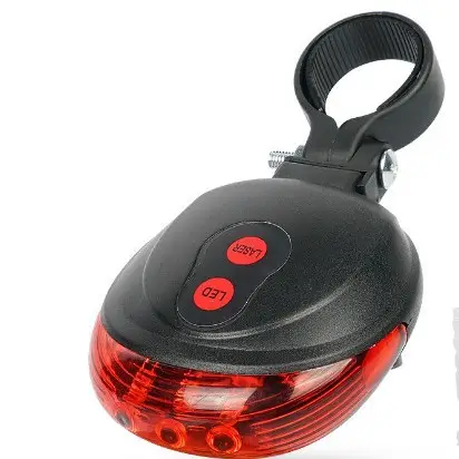 Mountain Bike Light Laser Tail Light Rear Warning Led Light Lighting Saddle Light Night Cycling Equipment Accessories