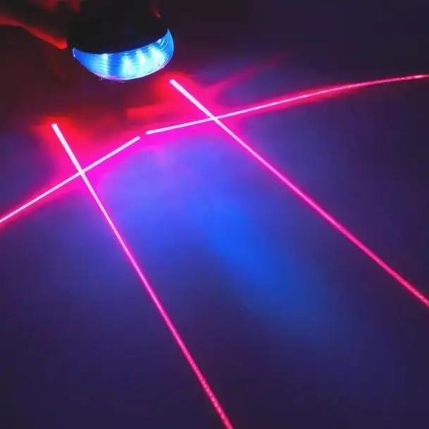 Mountain Bike Light Laser Tail Light Rear Warning Led Light Lighting Saddle Light Night Cycling Equipment Accessories