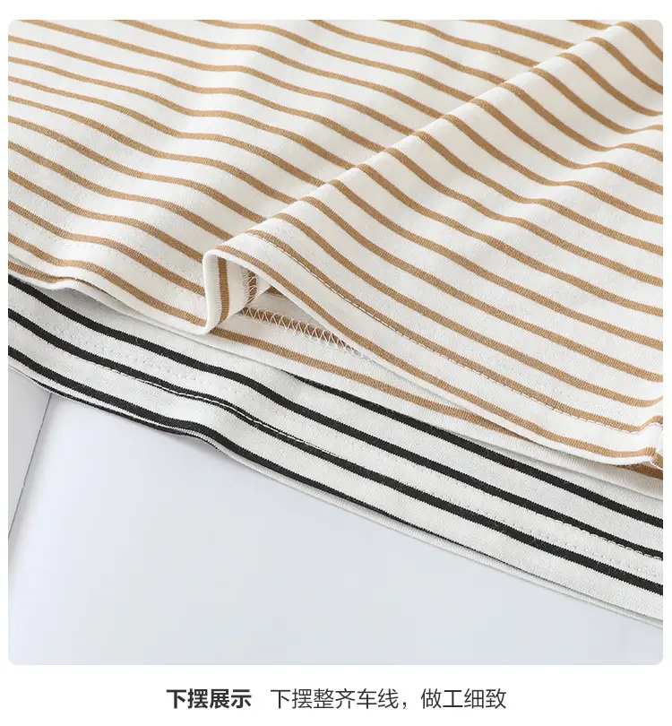 Boys' Long Sleeve Striped Cotton Top — feature 13