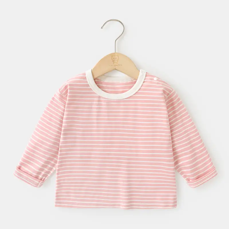 Boys' Long Sleeve Striped Cotton Top - Image 2