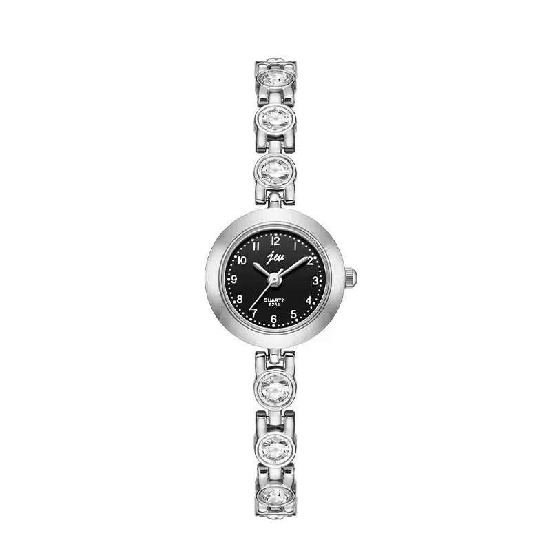 Women's Elegant Crystal Bracelet Watch with Quartz Movement