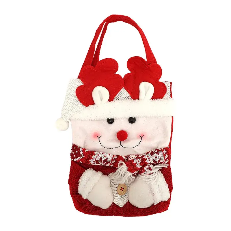 Christmas Apple Gift Bag with Moose Design - Image 63