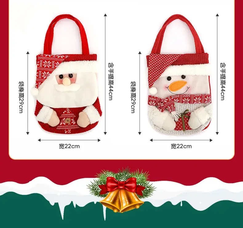 Christmas Apple Gift Bag with Moose Design — feature 4