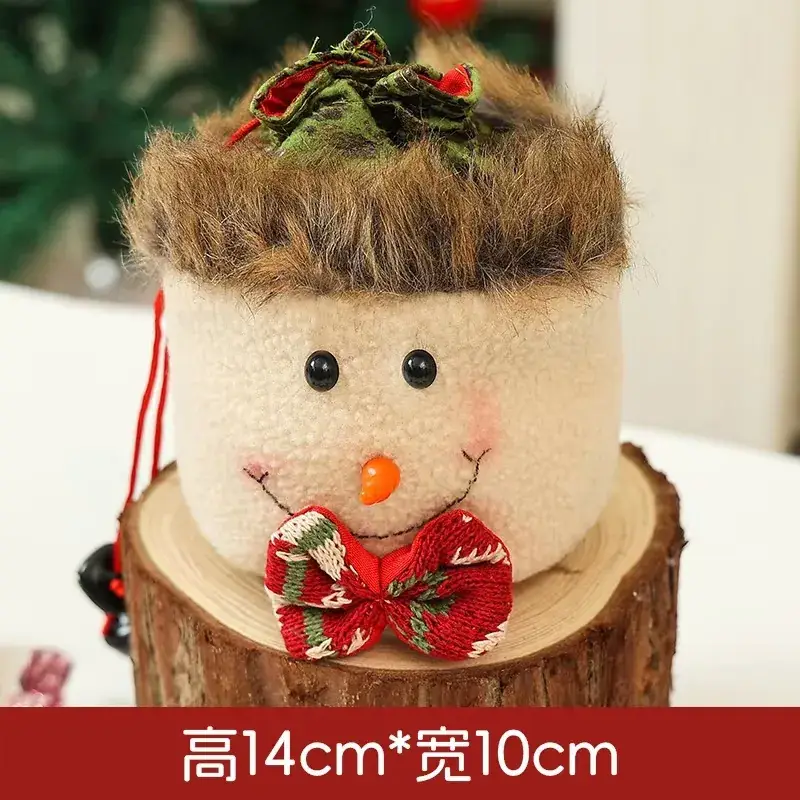 Christmas Apple Gift Bag with Moose Design - Image 11