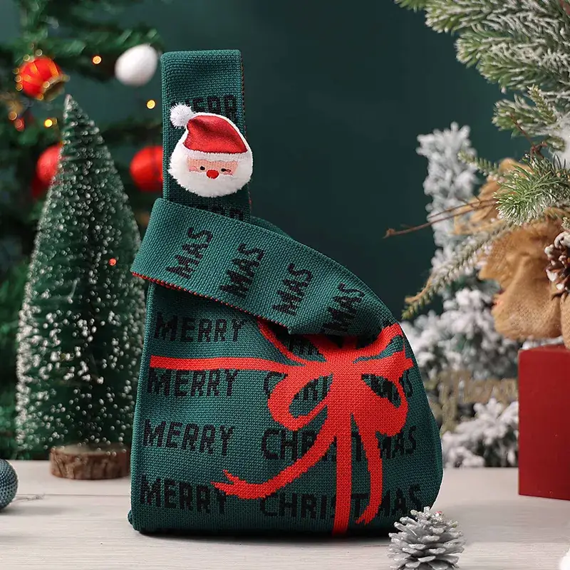 Christmas Apple Gift Bag with Moose Design - Image 21