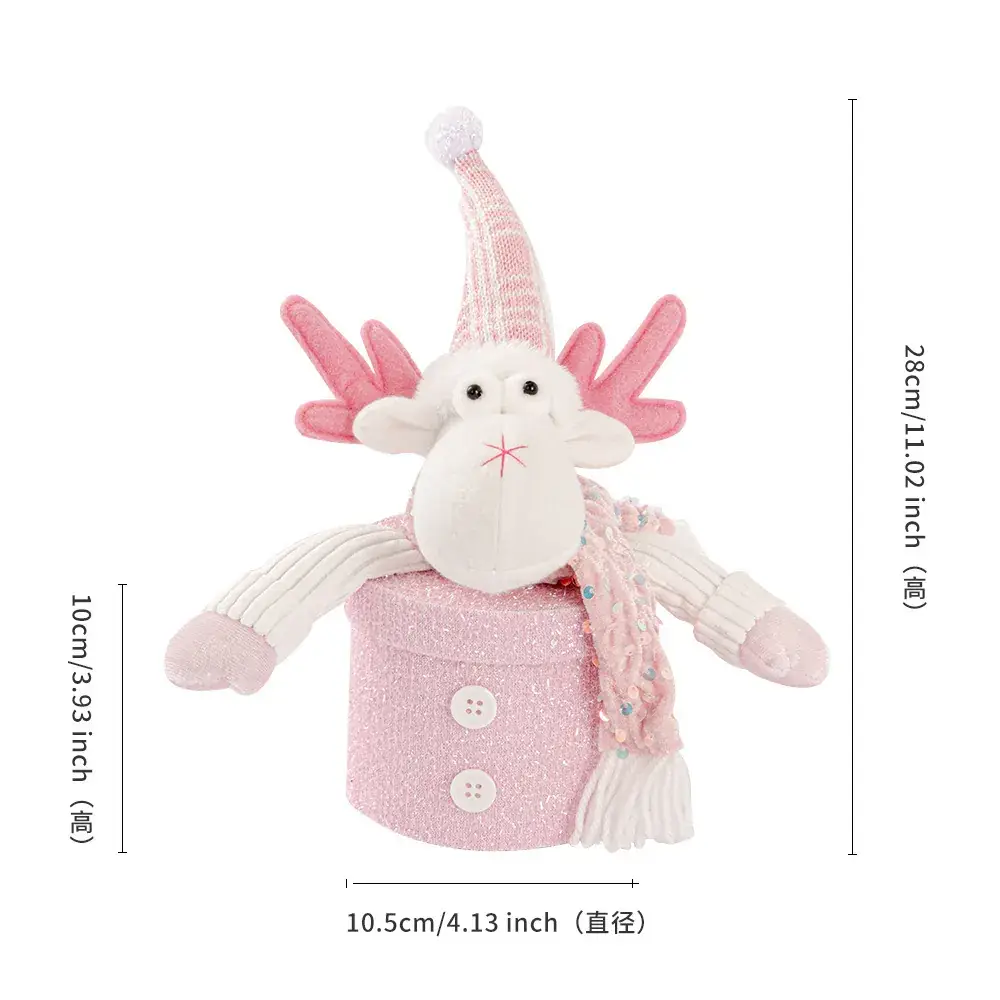 Christmas Apple Gift Bag with Moose Design - Image 51