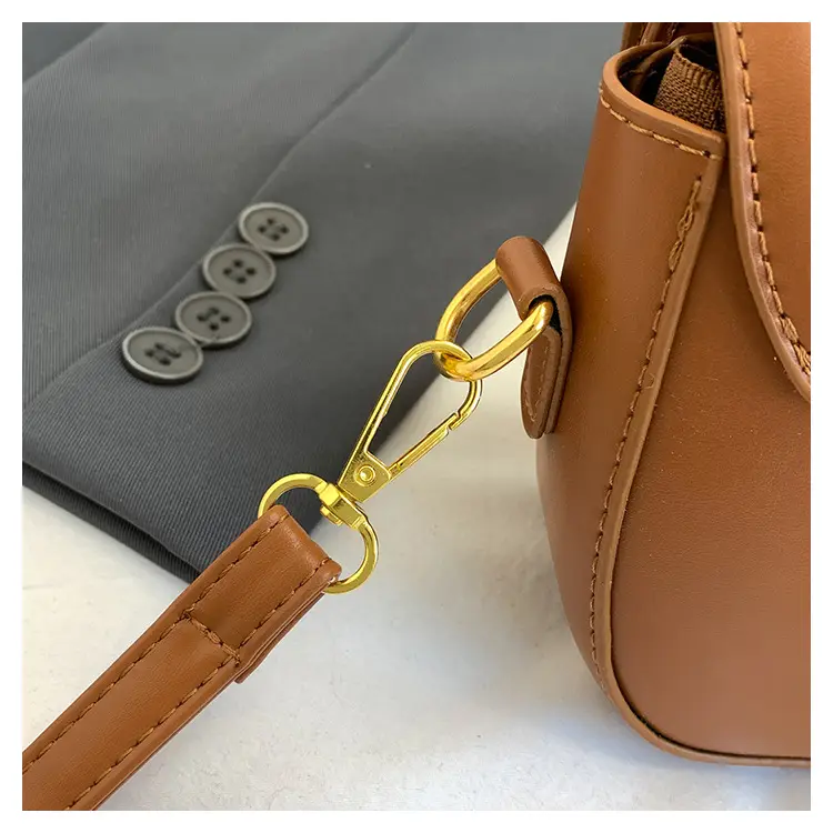 Women Saddle Bag Saddle Crossbody 2026 Retro Color Blocking — feature 10