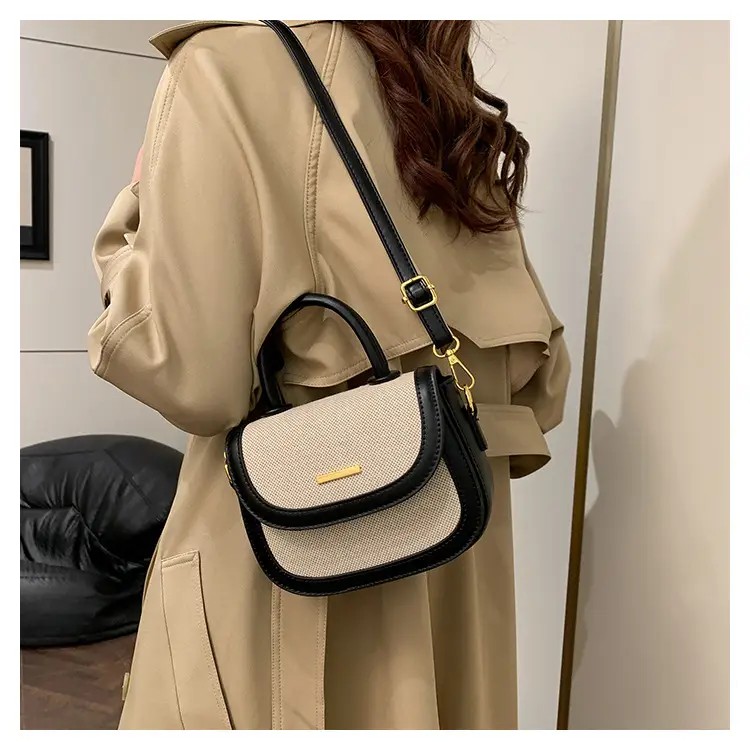 Women Saddle Bag Saddle Crossbody 2026 Retro Color Blocking — feature 28