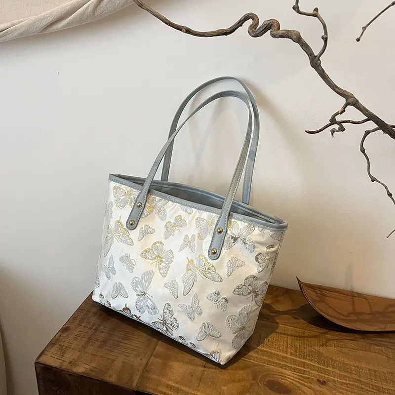 Women's Leopard Print Tote Bag Pink Handle 2024 - Image 8