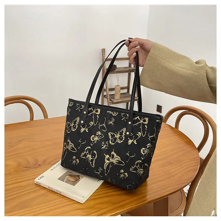 Women's Leopard Print Tote Bag Pink Handle 2024 — feature 21