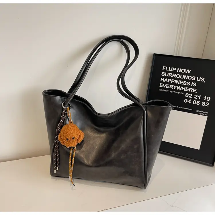 Brown Leather Tote Bag for Women 2024 New Fashion — feature 24