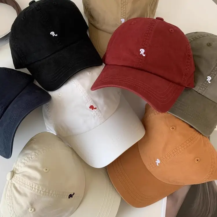 Women Sun Hat Beige R-Logo Baseball Cap — feature 9