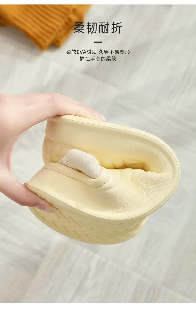 Wholesale Cotton Slippers for Women, Non-Slip, Winter, Closed Heel, Indoor Home Use, Men's Fleece-Lined, Outdoor Wear, Warm, Postpartum, Silent Shoes — feature 8