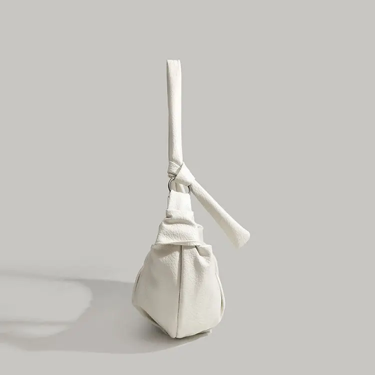 White Pleated Shoulder Bag 2026 New - Image 5