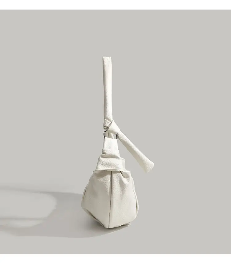 White Pleated Shoulder Bag 2026 New — feature 17