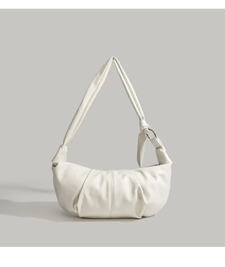 White Pleated Shoulder Bag 2026 New — feature 18