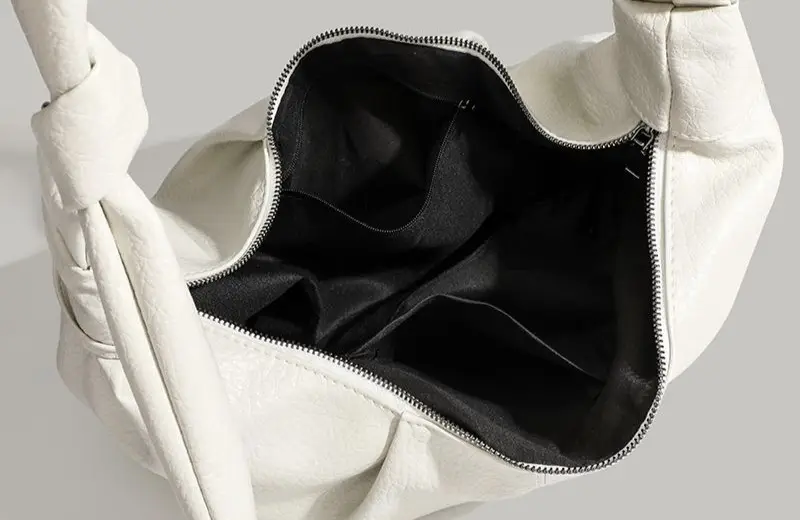 White Pleated Shoulder Bag 2026 New — feature 25