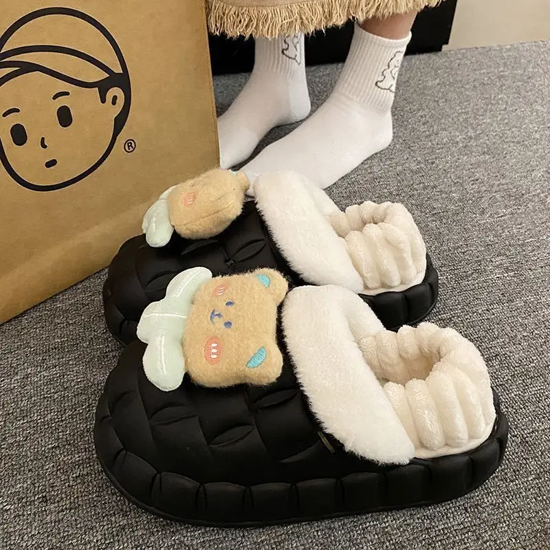 Winter Cotton Slippers for Women Warm Waterproof - Image 15