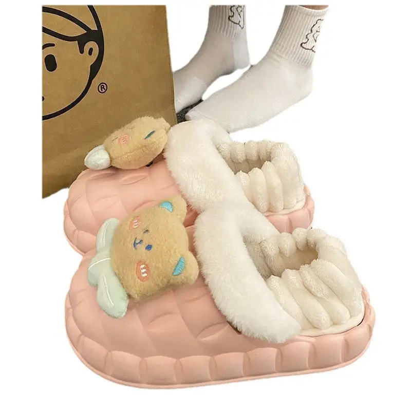 Winter Cotton Slippers for Women Warm Waterproof - Image 17