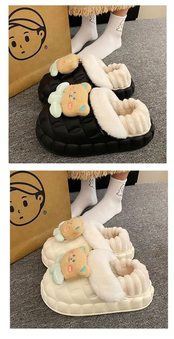 Winter Cotton Slippers for Women Warm Waterproof — feature 13