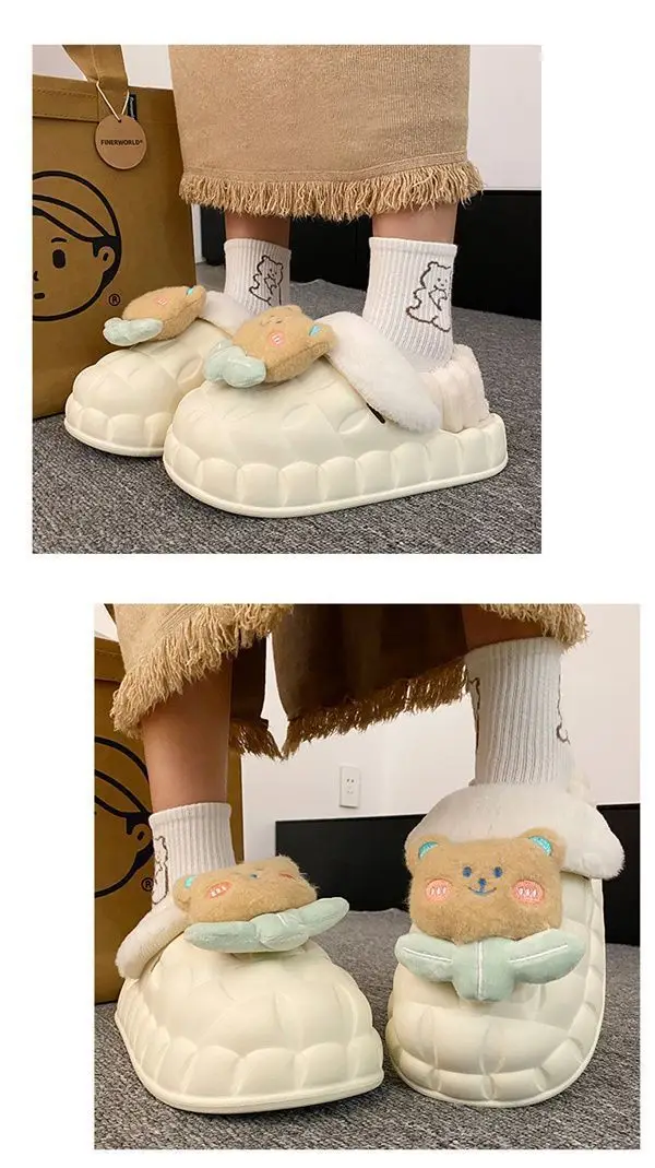 Winter Cotton Slippers for Women Warm Waterproof — feature 15