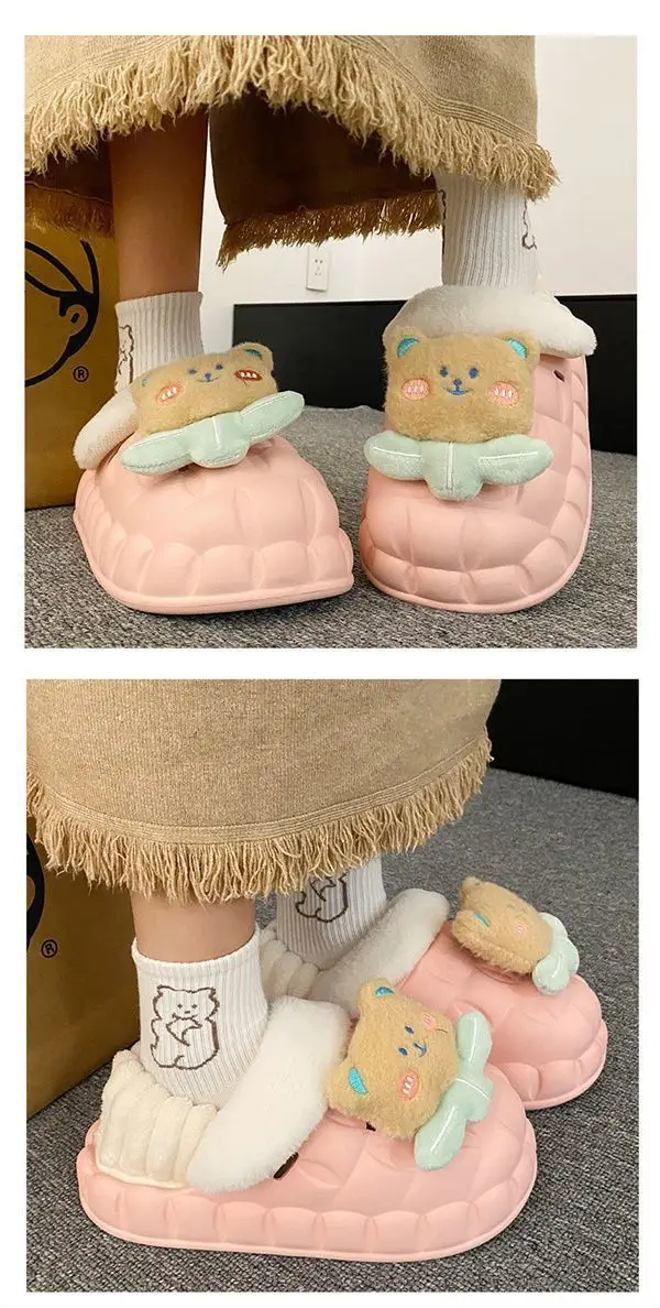 Winter Cotton Slippers for Women Warm Waterproof — feature 16