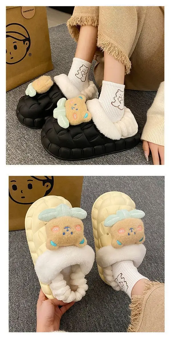 Winter Cotton Slippers for Women Warm Waterproof — feature 18