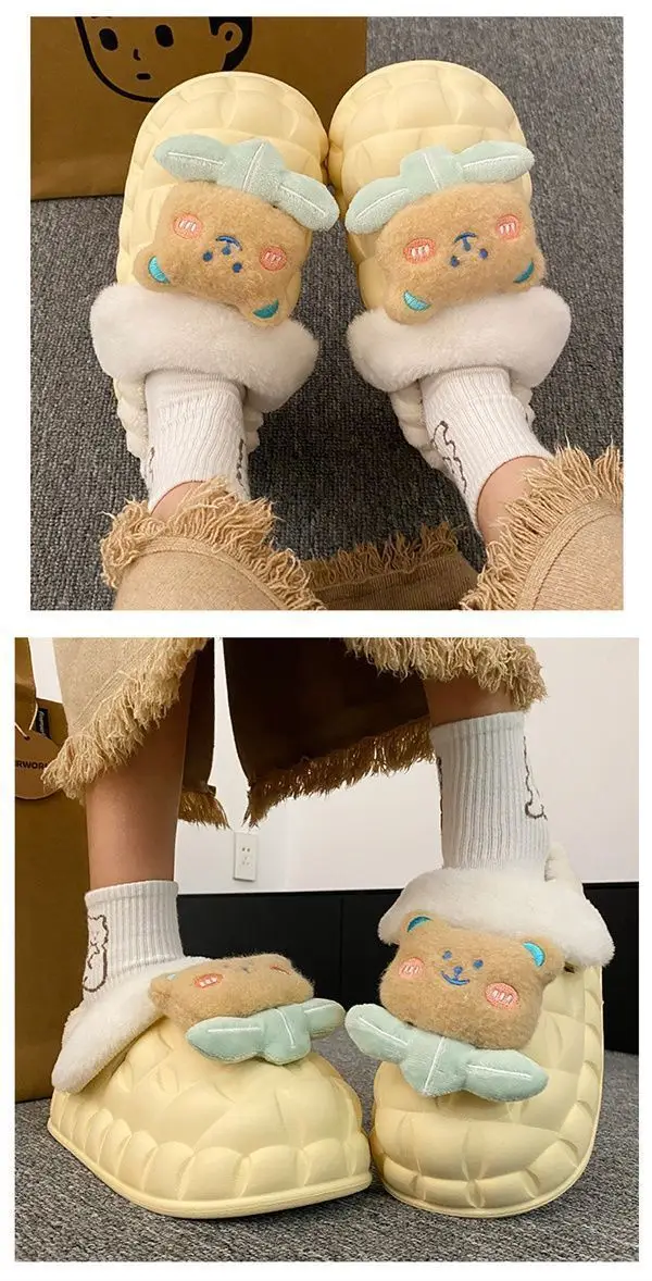 Winter Cotton Slippers for Women Warm Waterproof — feature 19