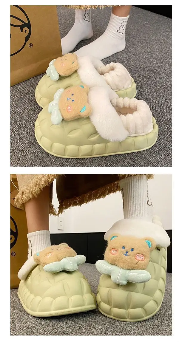 Winter Cotton Slippers for Women Warm Waterproof — feature 20