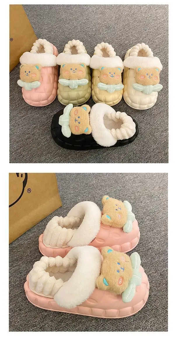 Winter Cotton Slippers for Women Warm Waterproof — feature 23