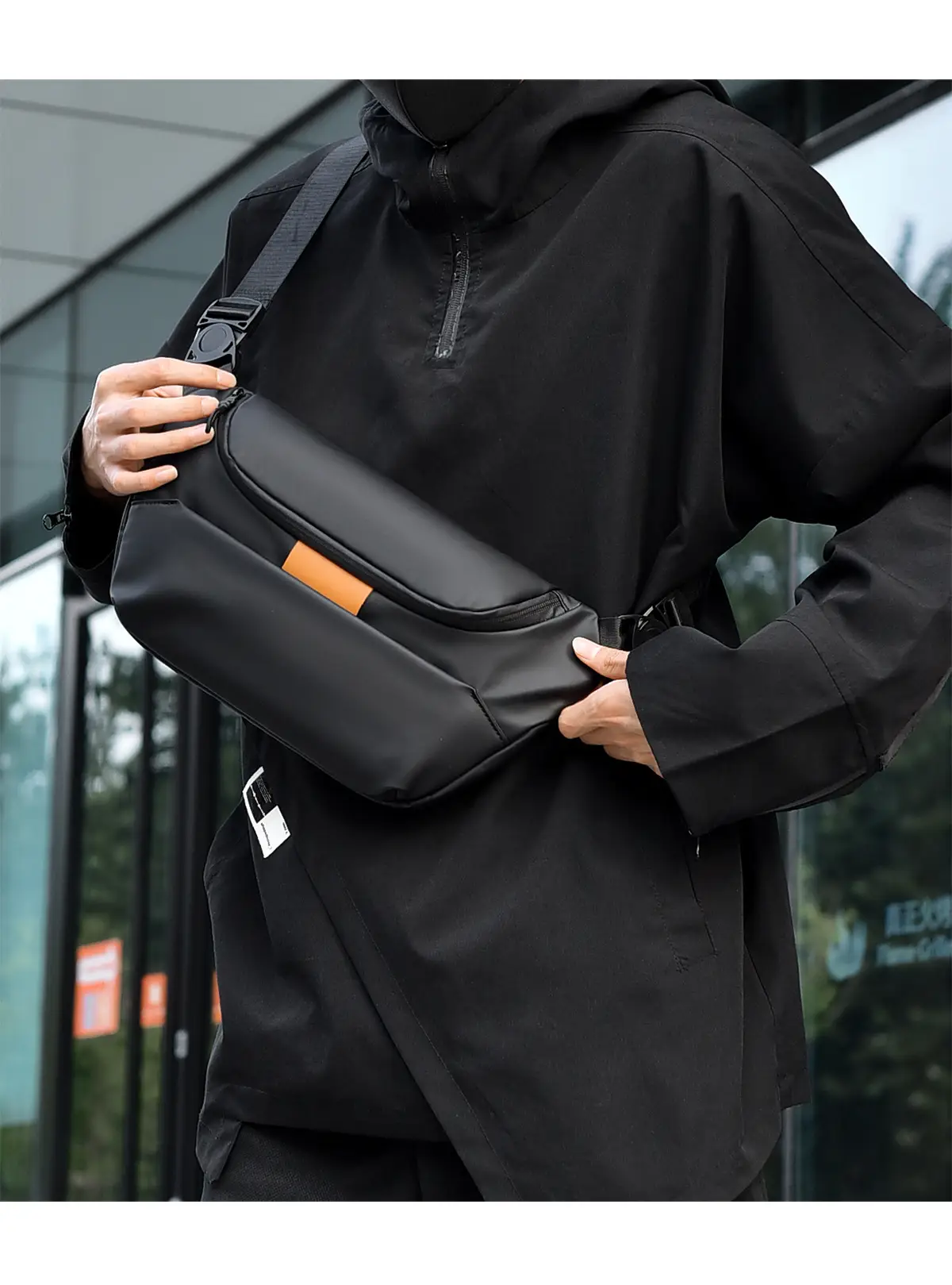 New Business Men's Shoulder Bag with Laptop Storage — feature 23