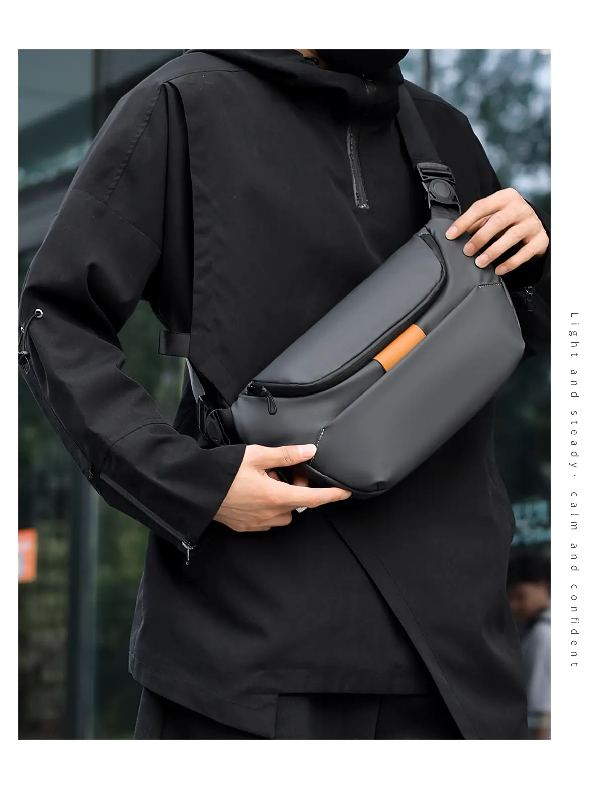 New Business Men's Shoulder Bag with Laptop Storage — feature 24