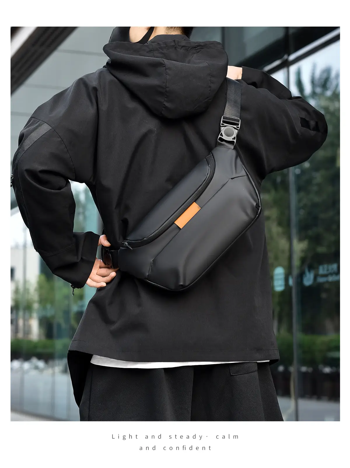 New Business Men's Shoulder Bag with Laptop Storage — feature 25