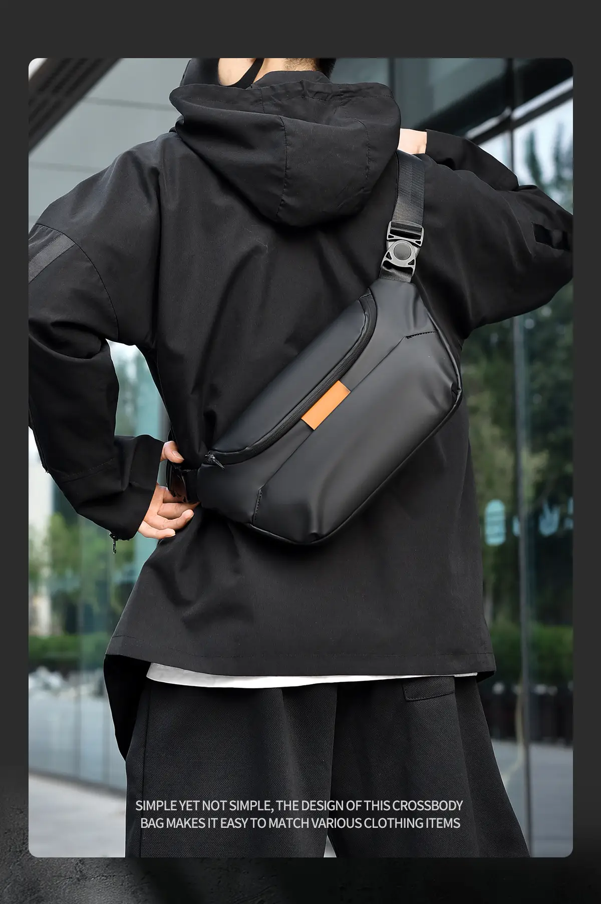 New Business Men's Shoulder Bag with Laptop Storage — feature 3