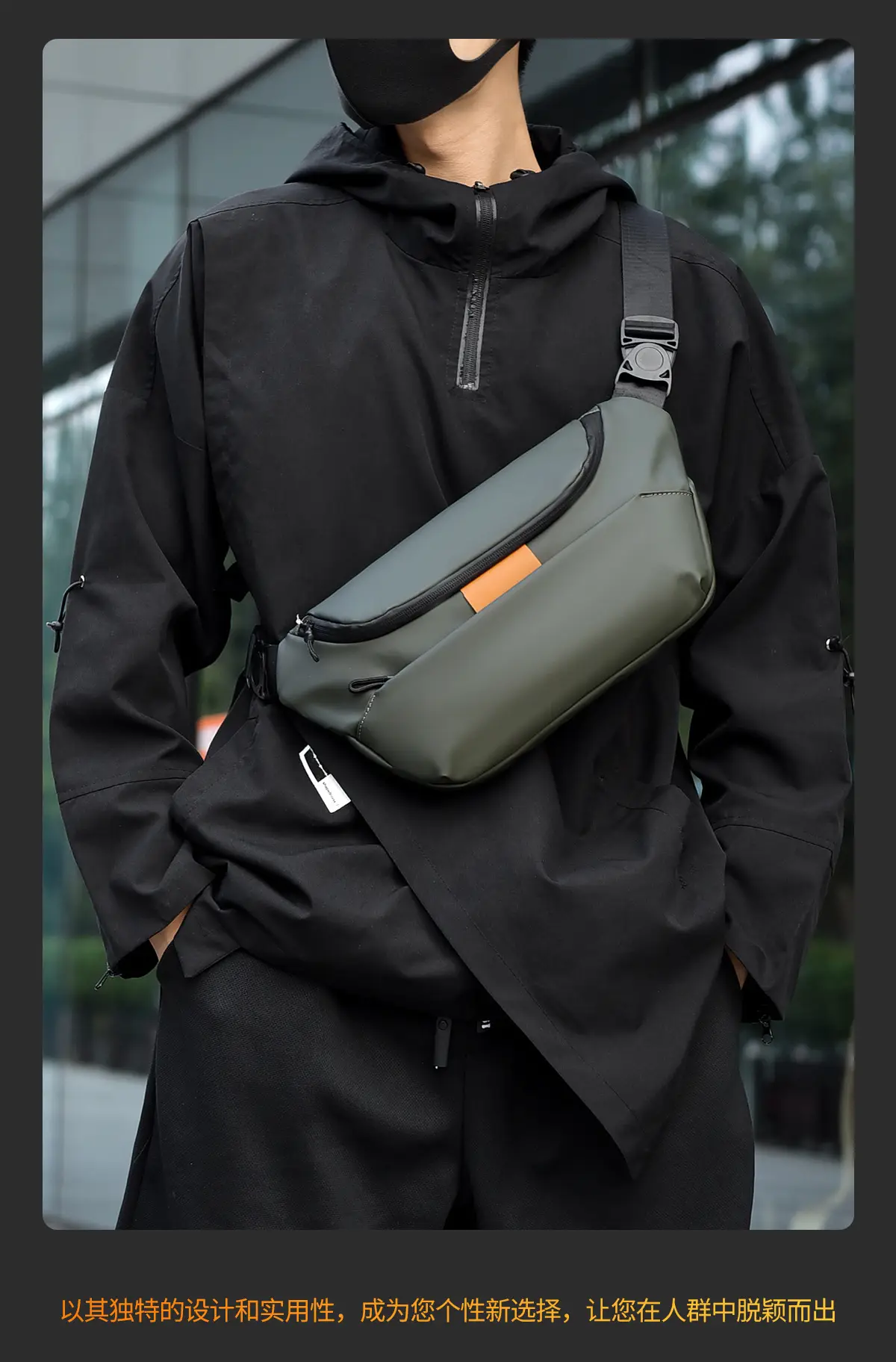 New Business Men's Shoulder Bag with Laptop Storage — feature 4