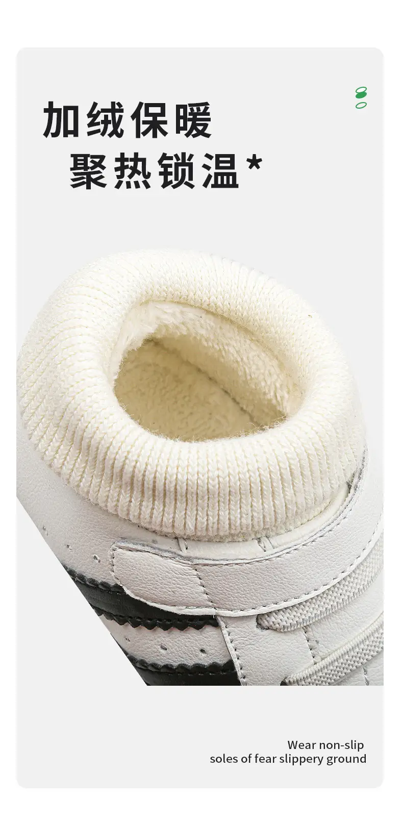 Baby Cotton Shoes for Newborns 0-6 Months, Warm Shoes, Autumn and Winter Sock Shoes, Thickened Children's Fleece Shoes, Non-Slip for First Walkers — feature 13