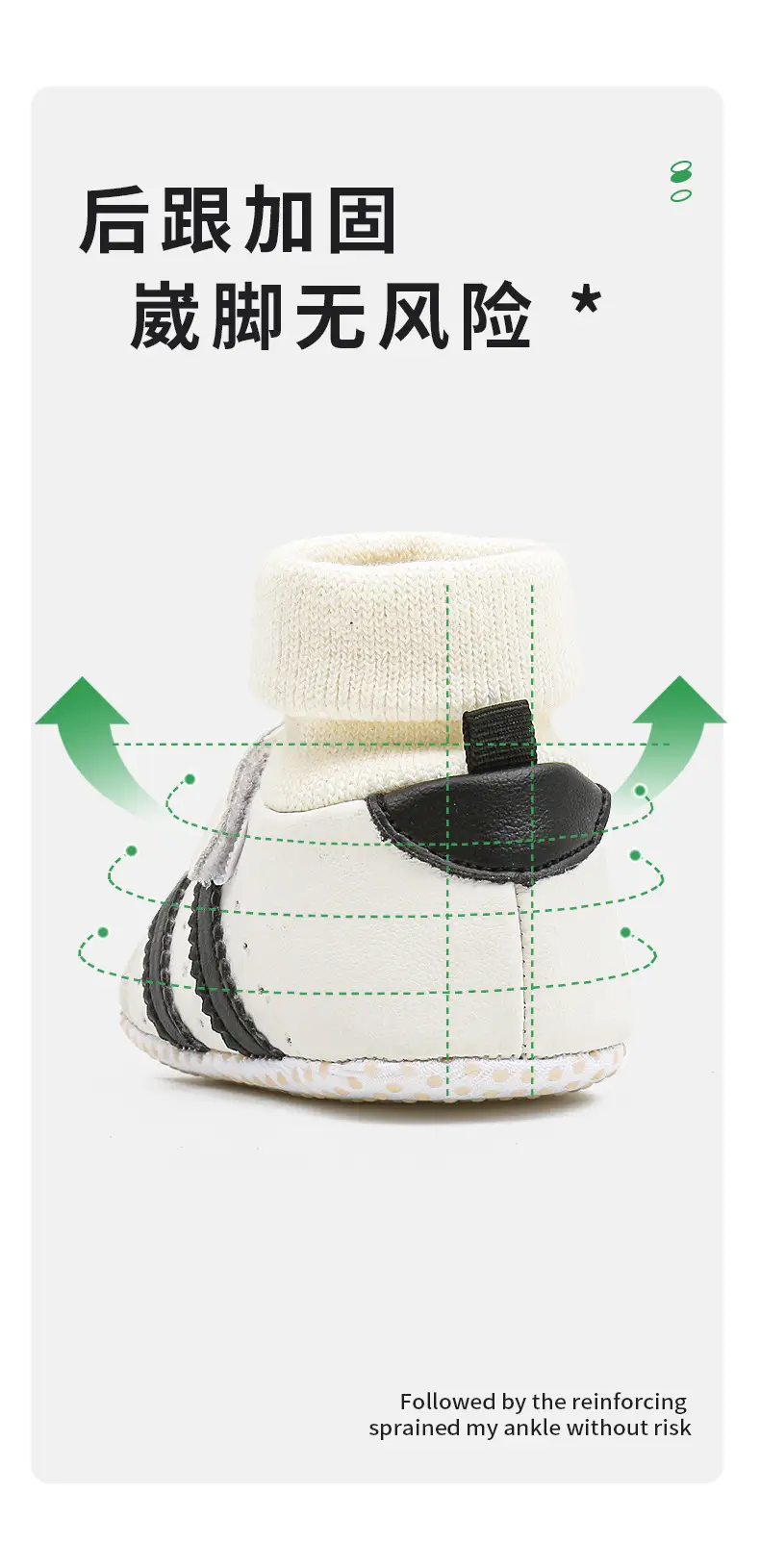 Baby Cotton Shoes for Newborns 0-6 Months, Warm Shoes, Autumn and Winter Sock Shoes, Thickened Children's Fleece Shoes, Non-Slip for First Walkers — feature 14