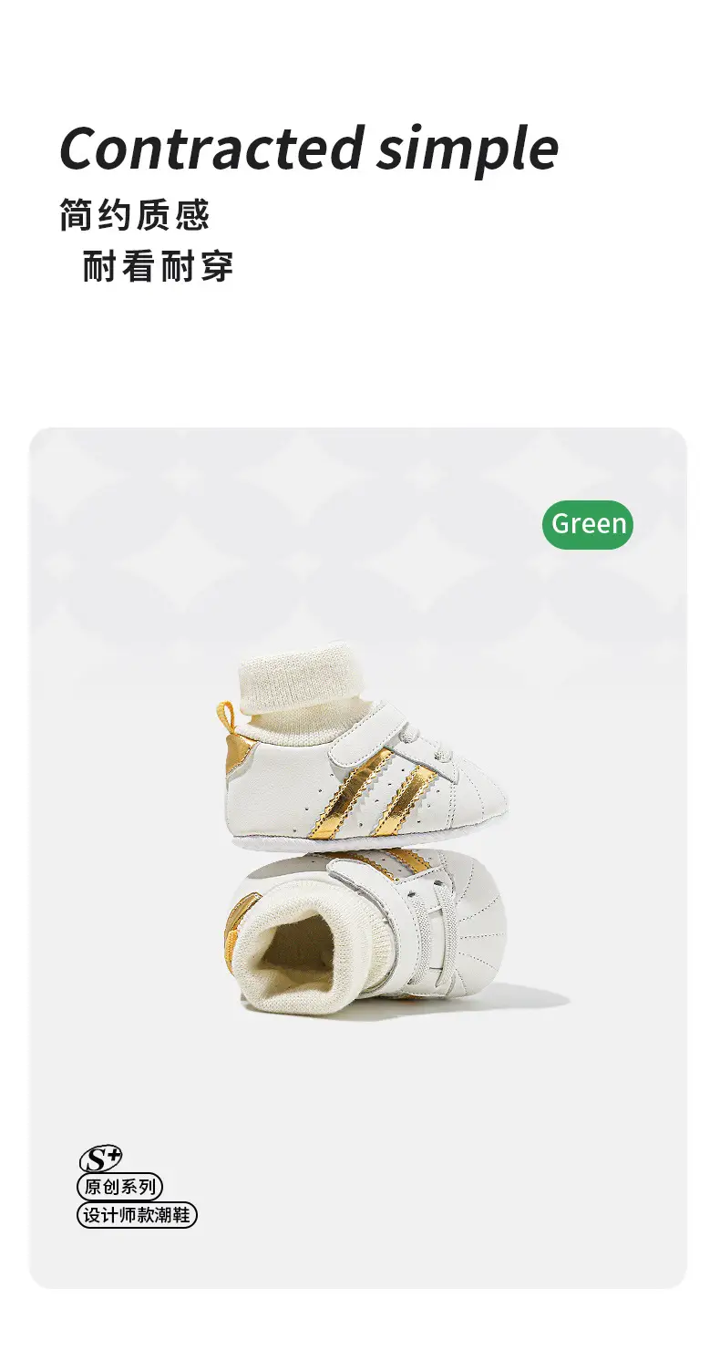Baby Cotton Shoes for Newborns 0-6 Months, Warm Shoes, Autumn and Winter Sock Shoes, Thickened Children's Fleece Shoes, Non-Slip for First Walkers — feature 15