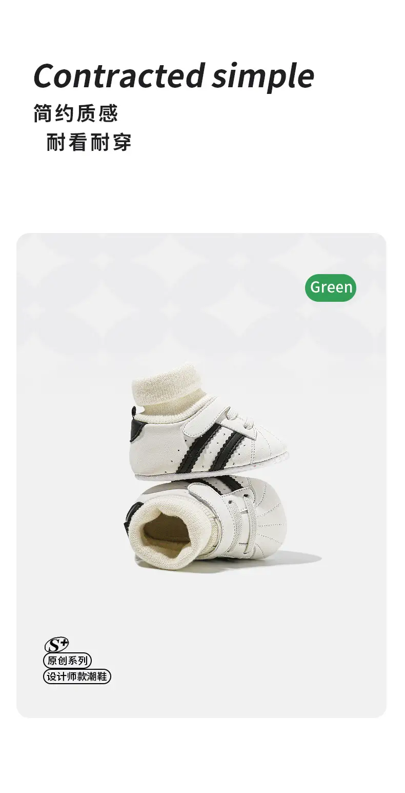 Baby Cotton Shoes for Newborns 0-6 Months, Warm Shoes, Autumn and Winter Sock Shoes, Thickened Children's Fleece Shoes, Non-Slip for First Walkers — feature 19