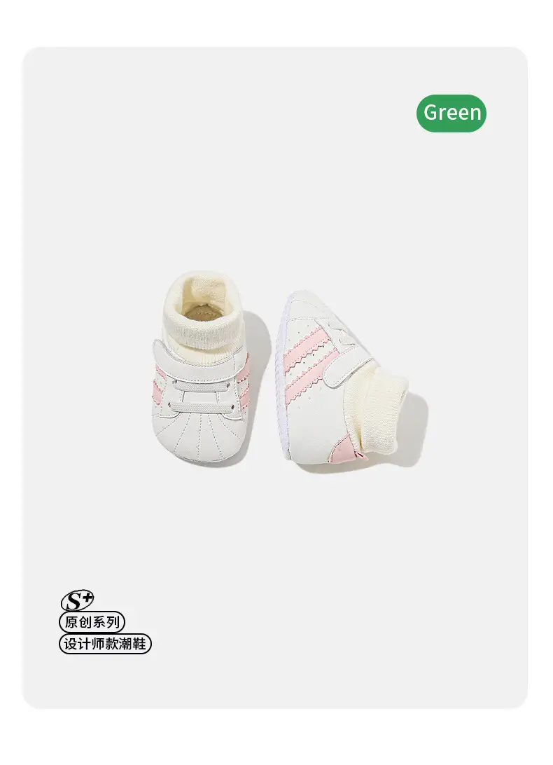 Baby Cotton Shoes for Newborns 0-6 Months, Warm Shoes, Autumn and Winter Sock Shoes, Thickened Children's Fleece Shoes, Non-Slip for First Walkers — feature 7