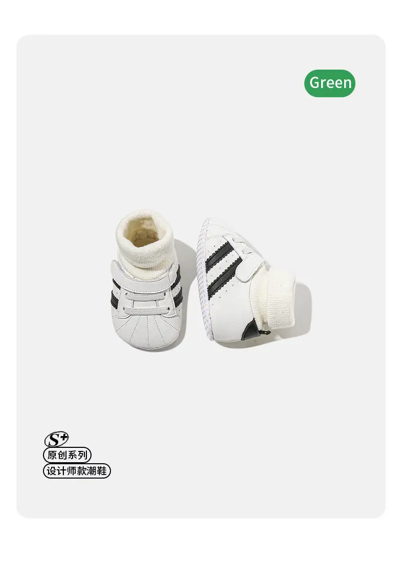 Baby Cotton Shoes for Newborns 0-6 Months, Warm Shoes, Autumn and Winter Sock Shoes, Thickened Children's Fleece Shoes, Non-Slip for First Walkers — feature 8