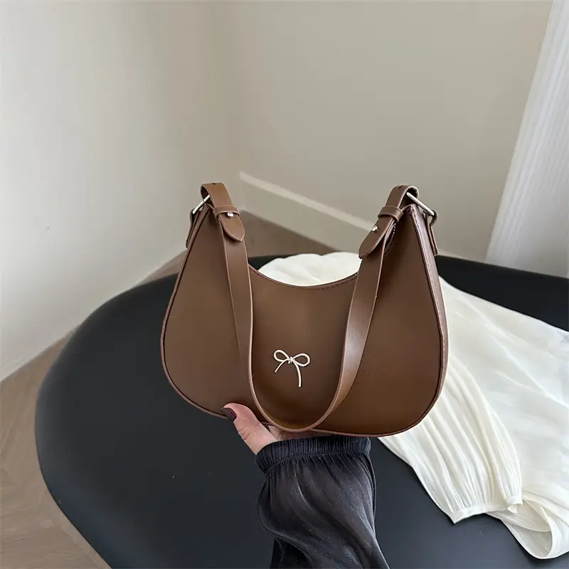 Pink Bow Retro Crossbody Bag for Women 2024 - Image 7